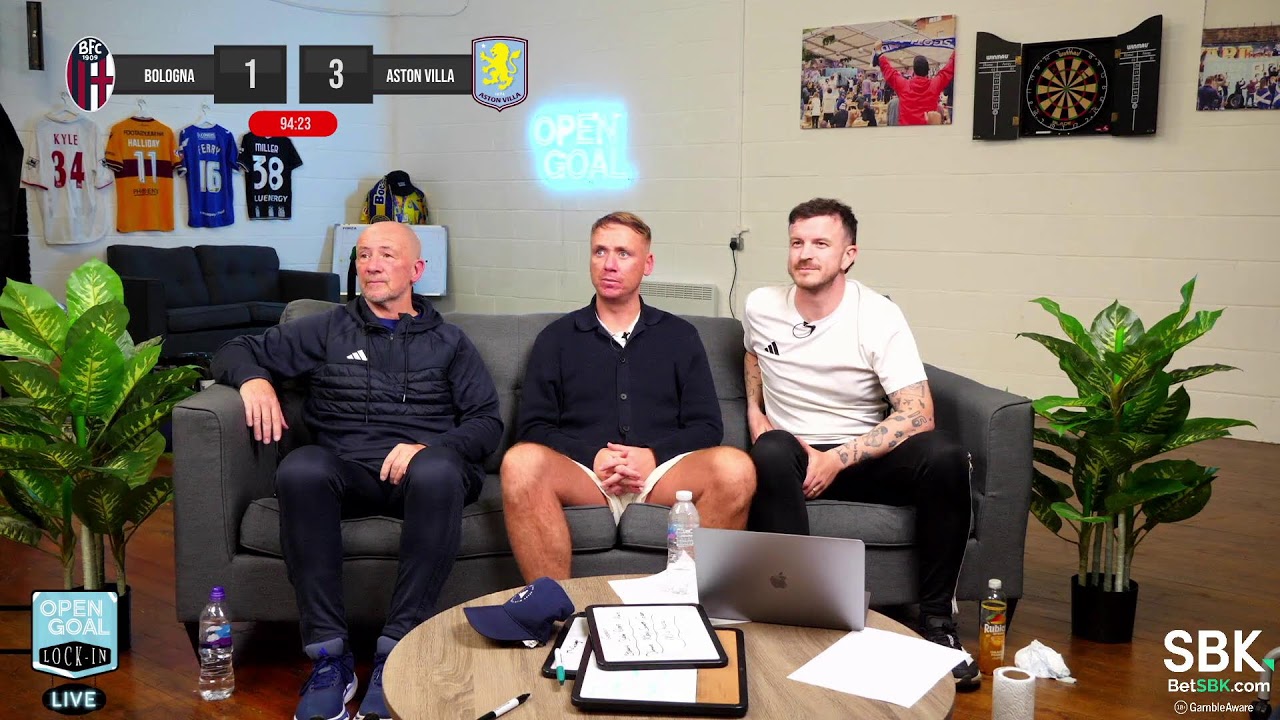 BOLOGNA vs ASTON VILLA LIVE WATCHALONG | Slaney & Andy are joined by Derek Ferguson for the UEL!