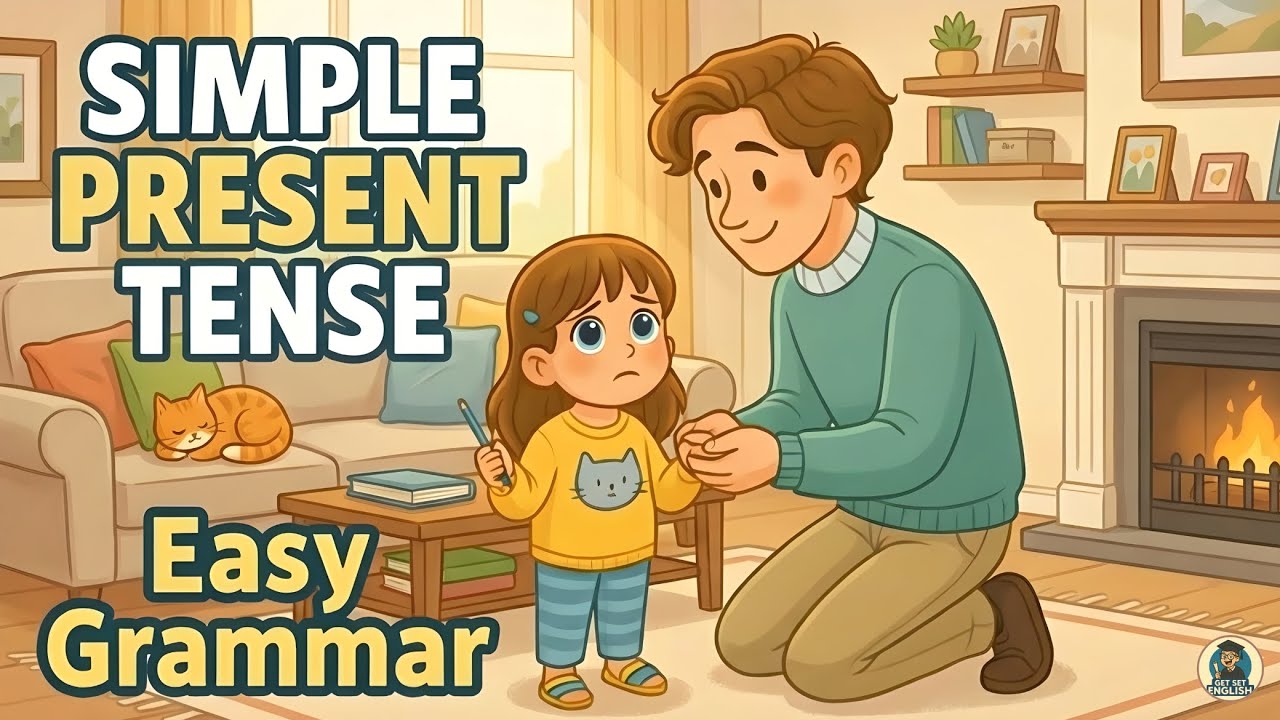 Easy English Grammar For Beginners | Learn Simple Present Tense  @GetSetEnglish