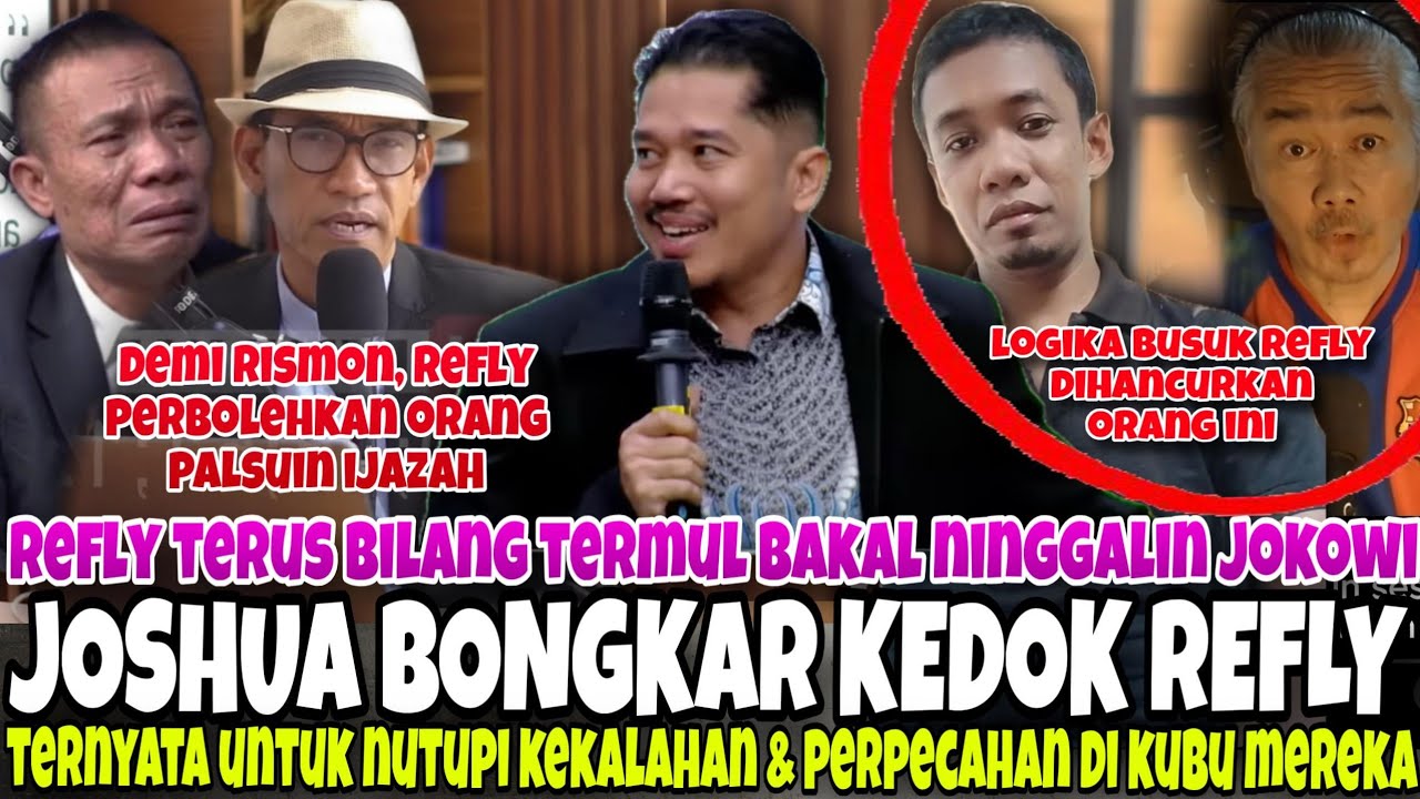 AHLI HUKUM PADANG INI KALAHKAN LOGIKA REFLI HARUN - SIASAT BUSUK REFLI HARUN DIBONGKAR JOSHUA S.