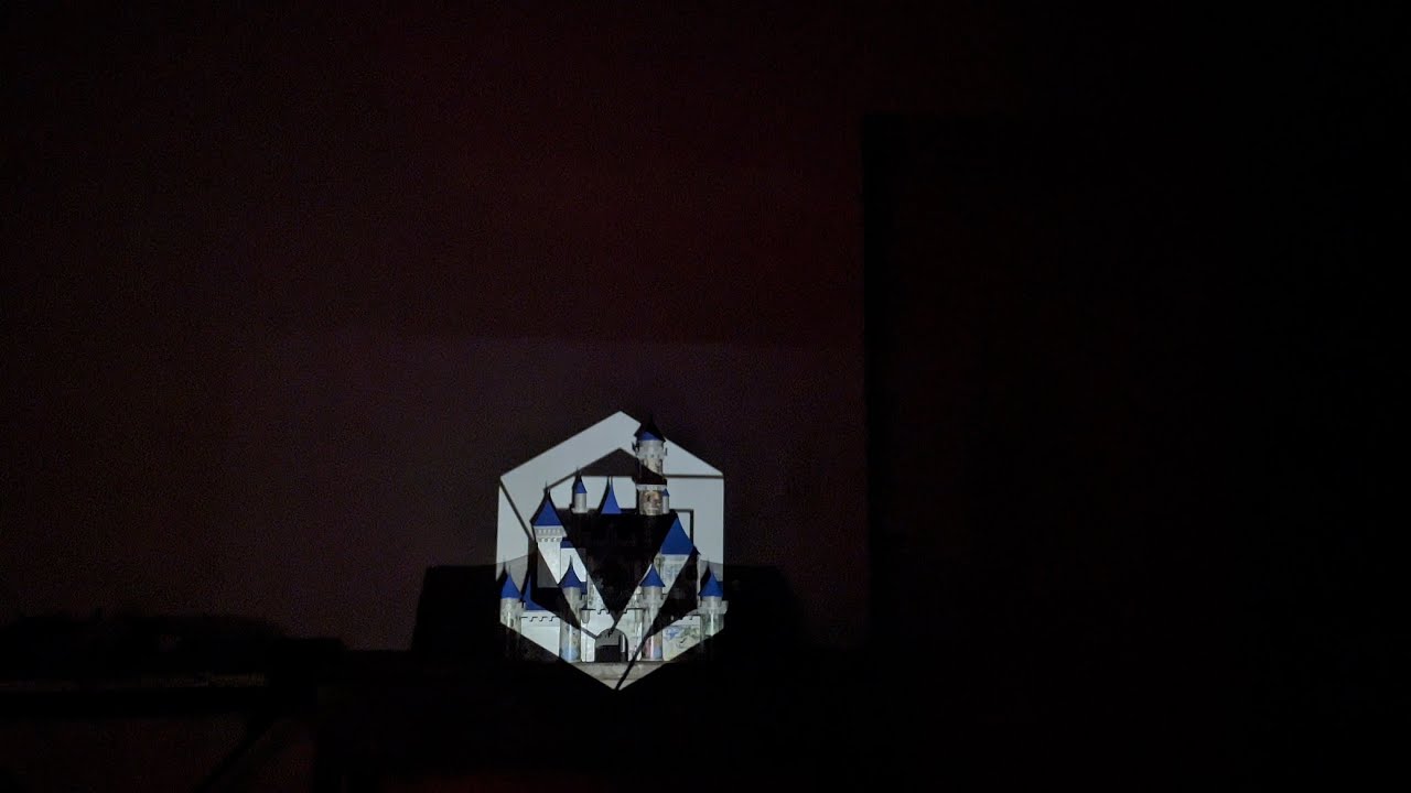 Essai vidéo mapping (Heavy M/Fantasmic)