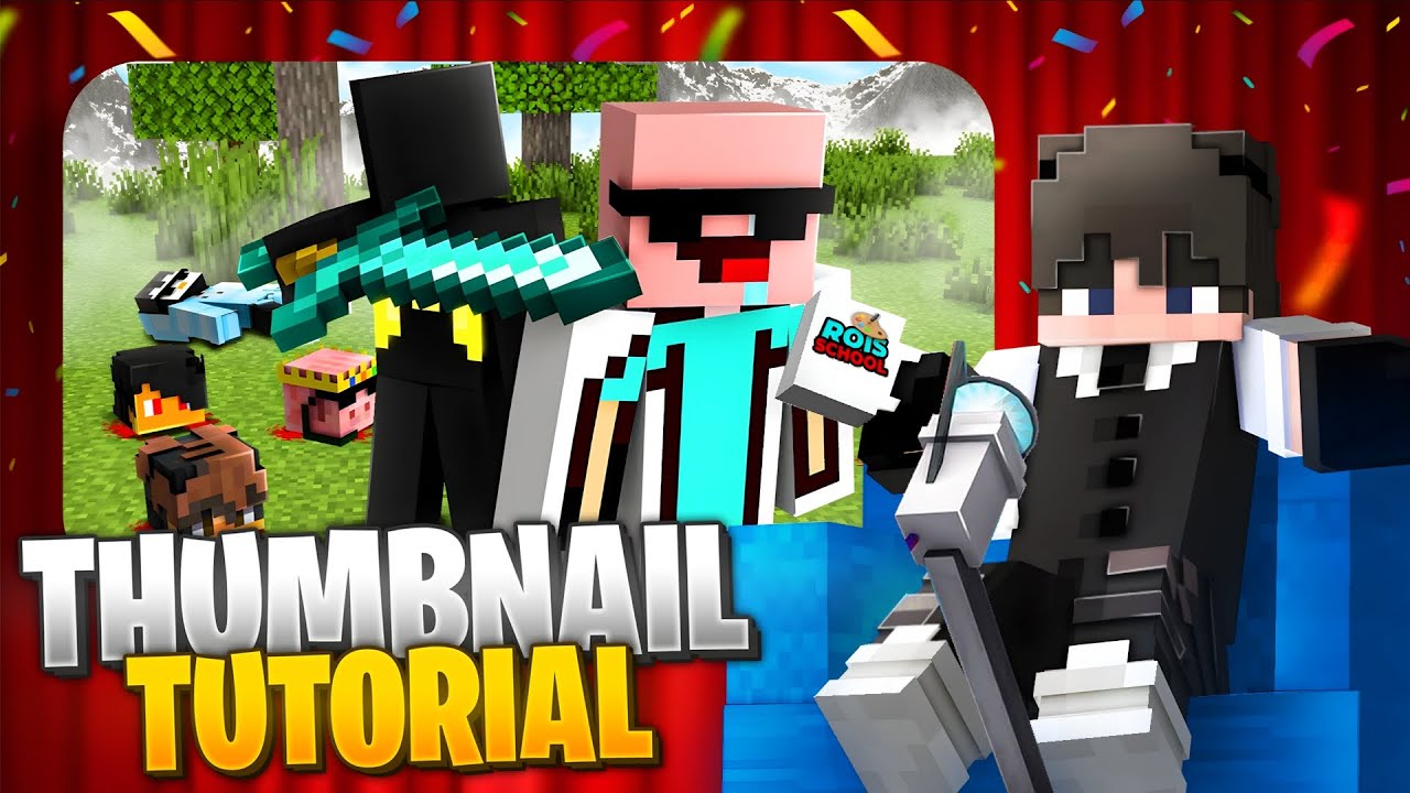 The Best Thumbnail Tutorial For All Minecraft Creator's !!🔥