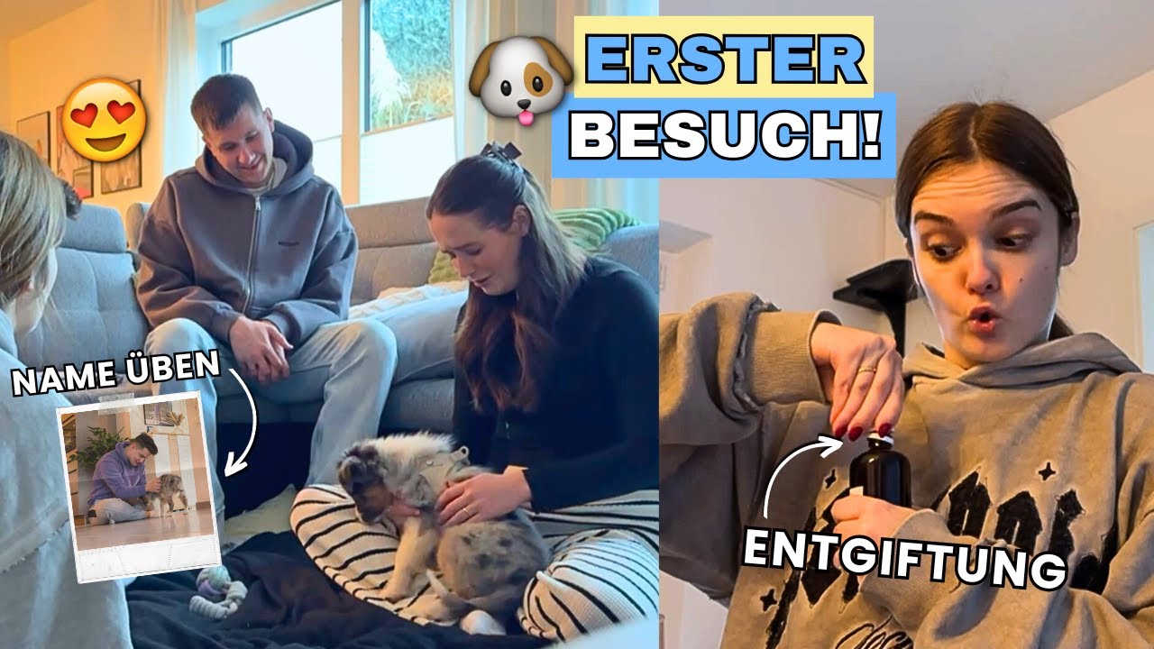 Erster BESUCH von @kobexmone  😍🐶 VICI startet ENTGIFTUNG 😅 | Hans&Wika