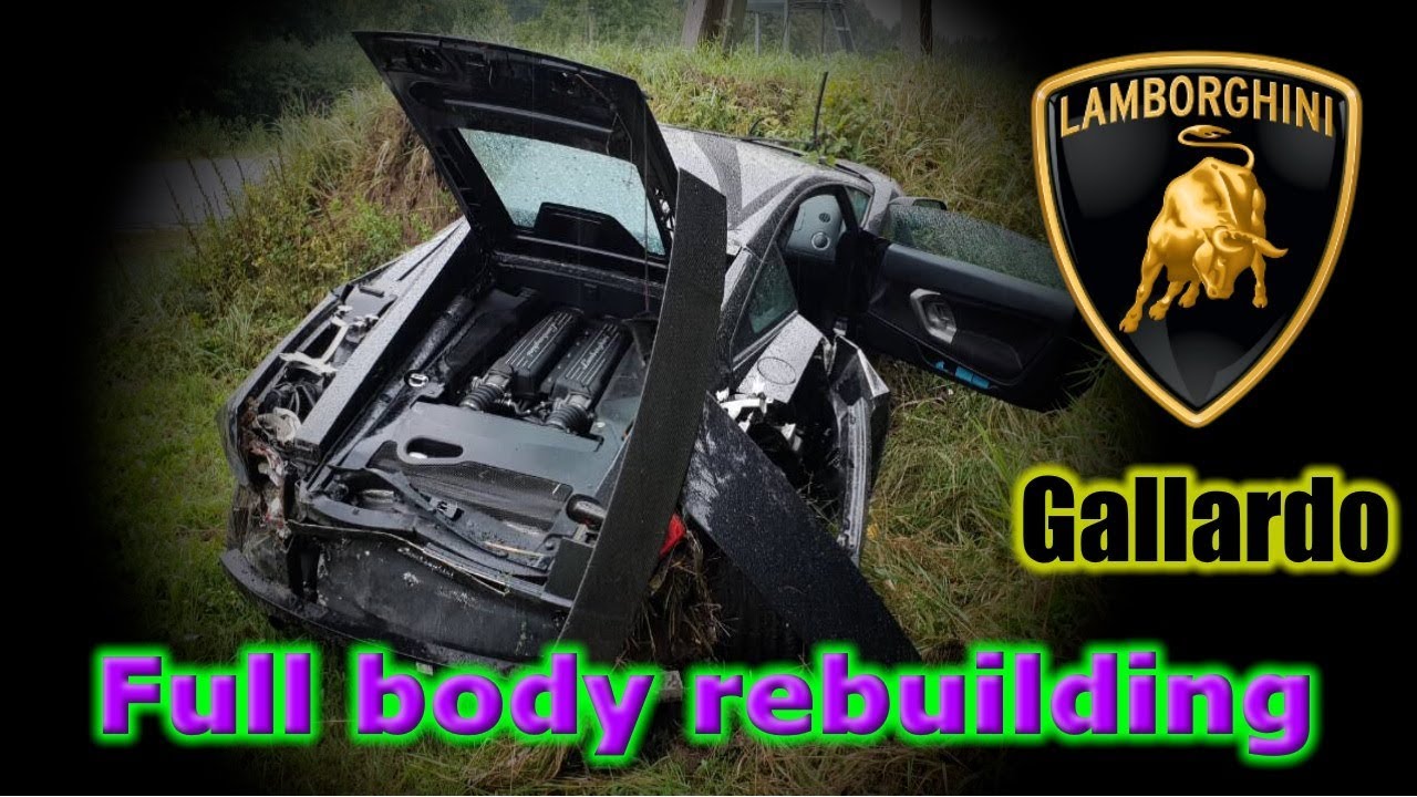 Lamborghini Gallardo. Full body rebuilding. Полное восстановление кузова.