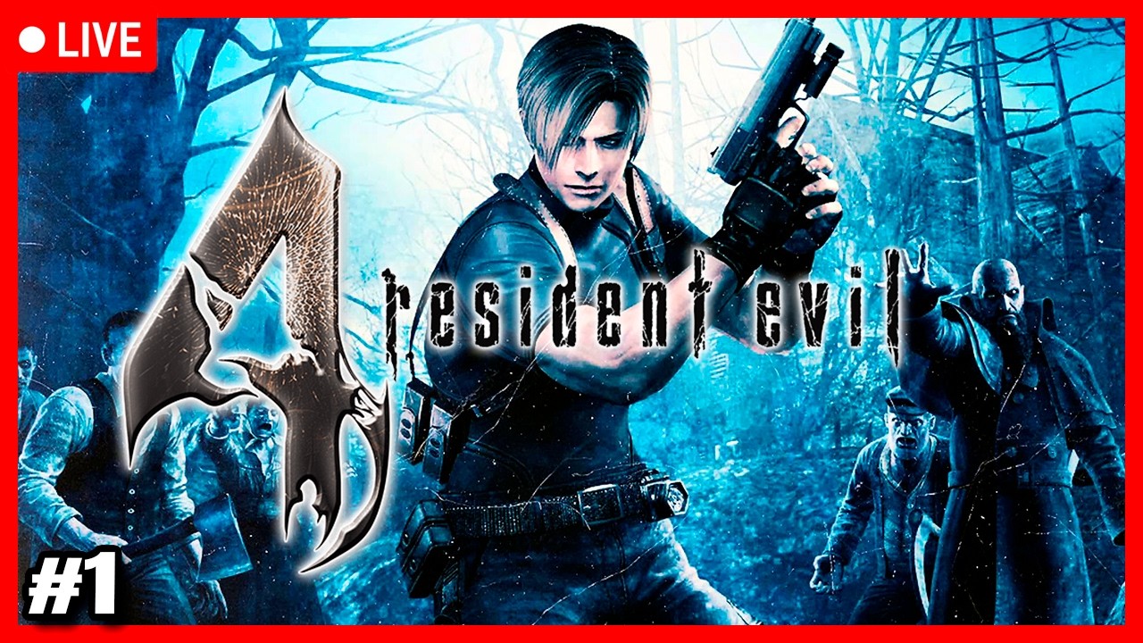 LEON, NÃO SE VÁ! Que história é essa CAPCOM? RESIDENT EVIL 4 de PS2 #1 #livestream #retrogames