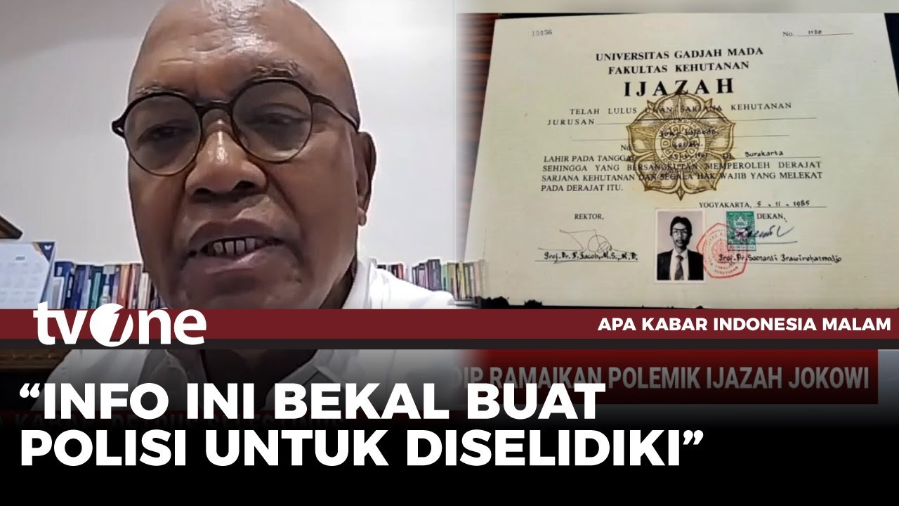 Kuasa Hukum Rismon: Dugaan Ijazah Dibuat di Pasar Pramuka Harus Ditelusuri | AKIM tvOne