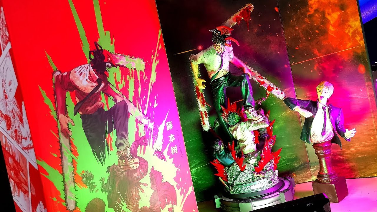 CHAINSAW MAN STATUE FROM ZAOHUA STUDIO. UNBOXING AND REVIEW BY RALPH CIFRA. Knockoff, Bootleg, Copy