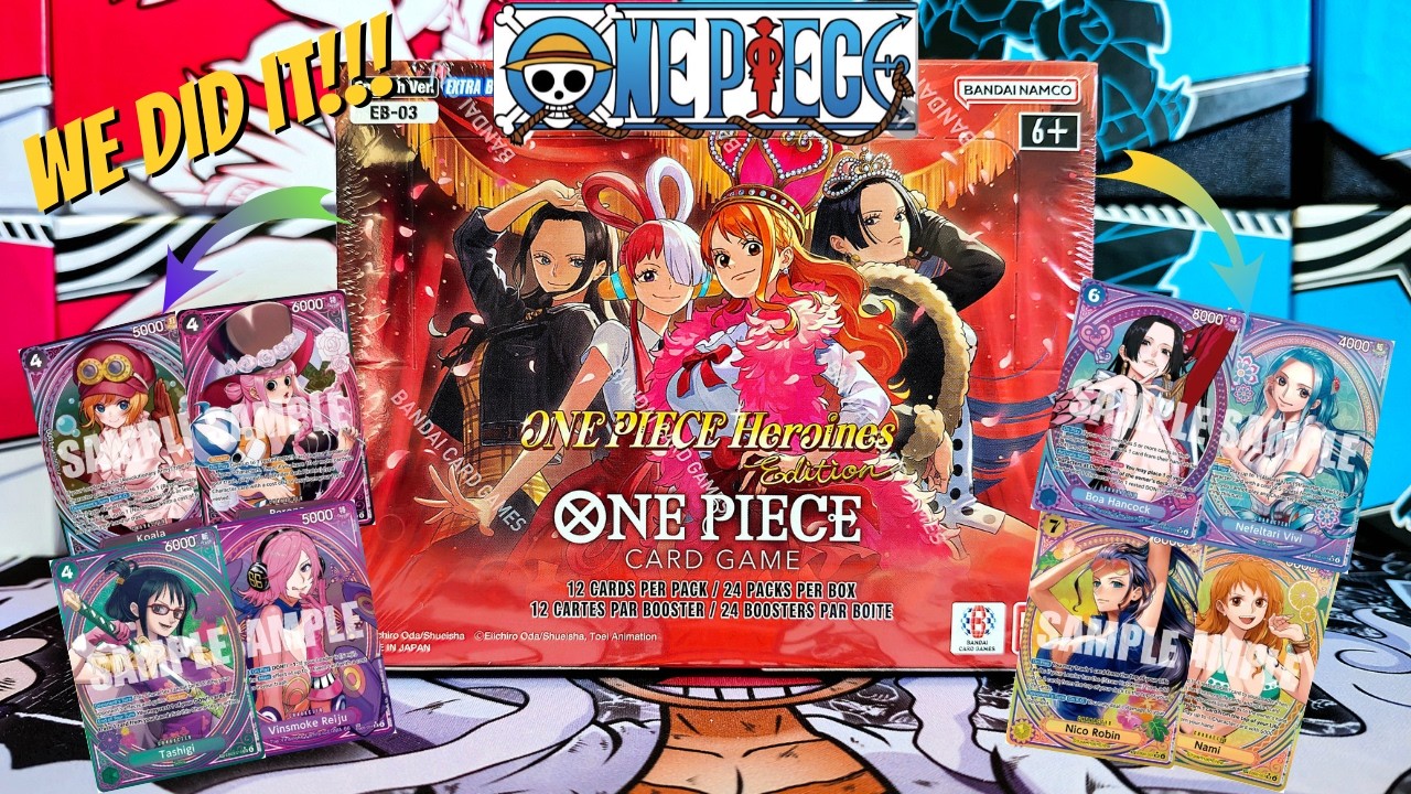 EB03 BOOSTER BOX OPENING WE HIT A SP....BUT AT A COST!?