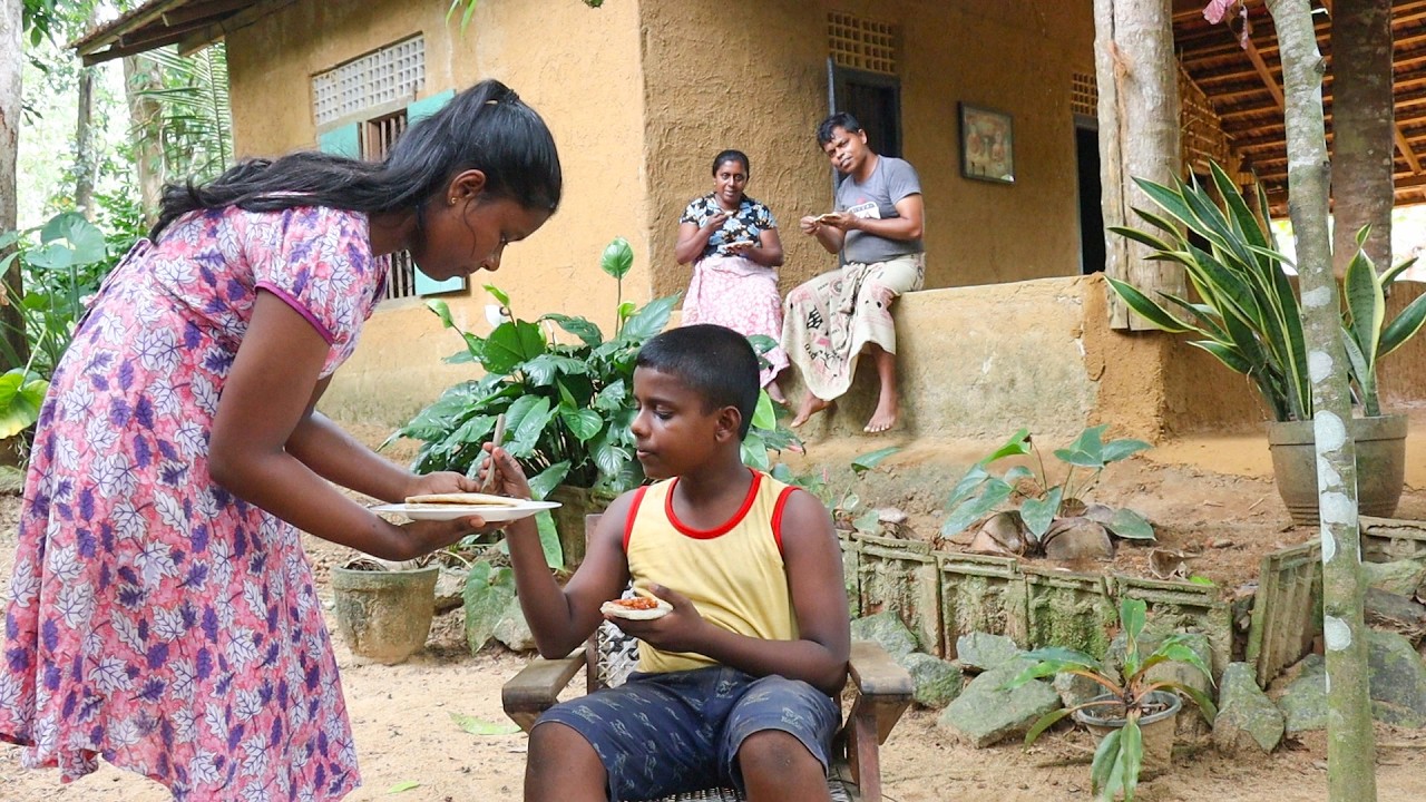 Here are some of the preparations at our house before celebrating the New Year. village kitchen
