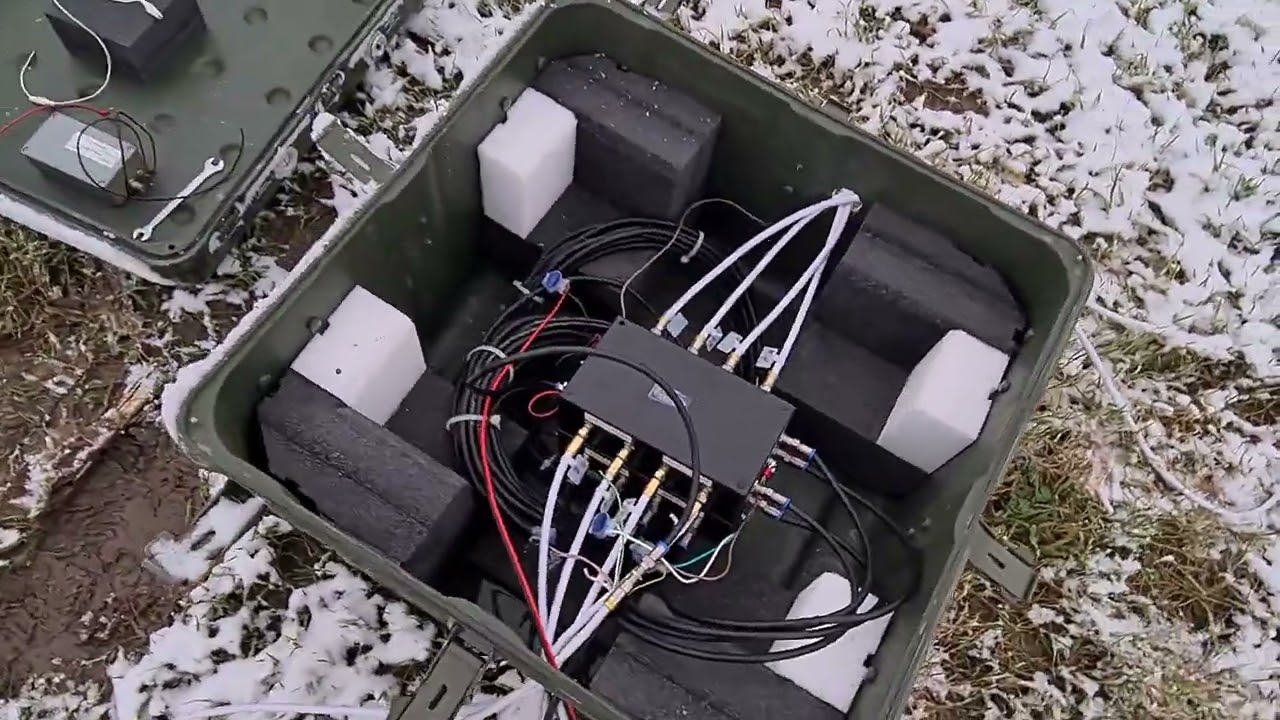 HI-Z 4-8pro 8-circle array @ DL8LAS  receiving array for 40 80 and 160m