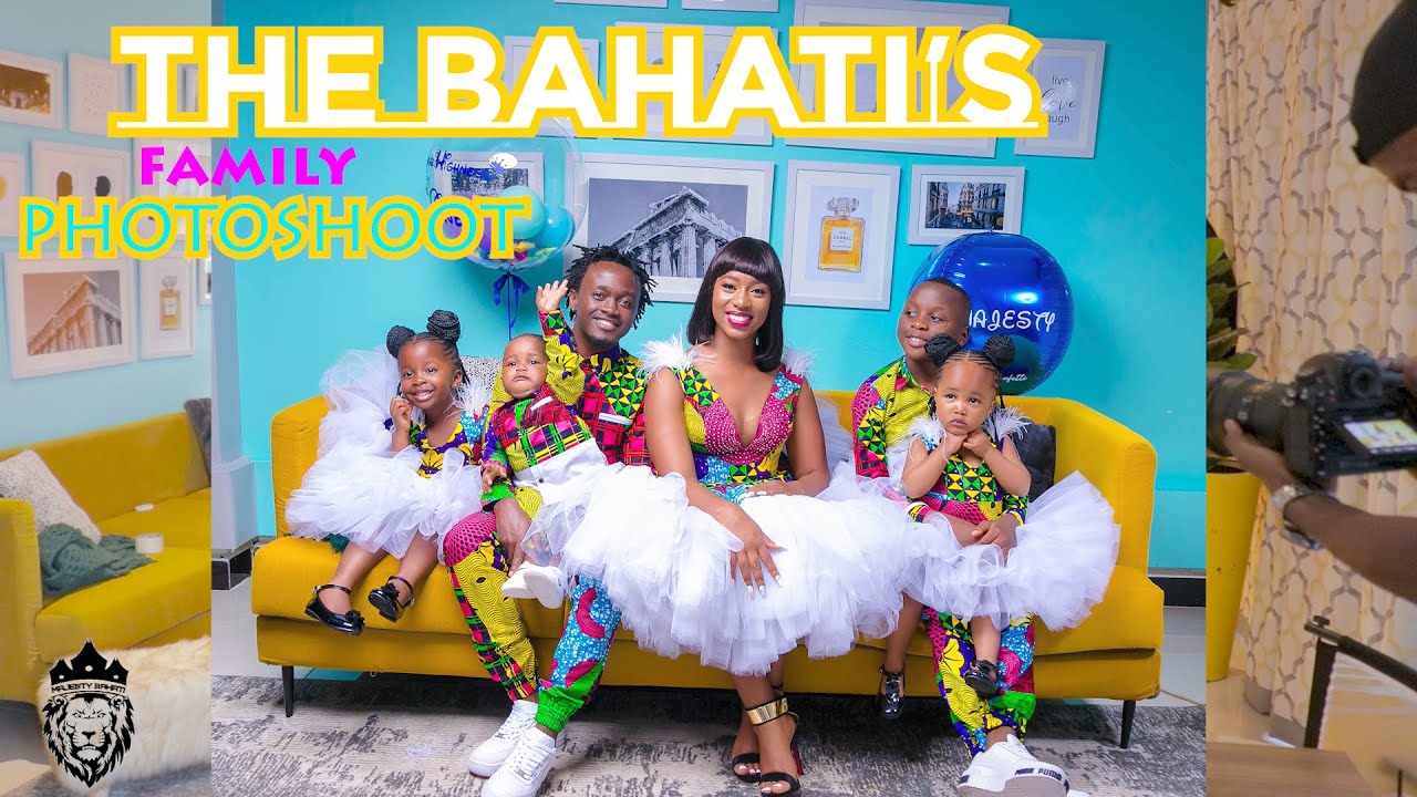 THE MOST BEAUTIFUL FAMILY PHOTOSHOOT EVER || THE BAHATIS