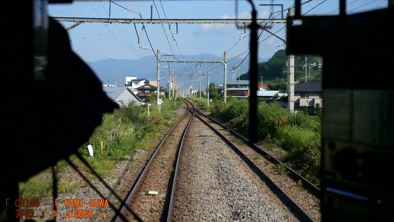「中央本線」前面展望(茅野－松本)「211系」[字幕][1440p]JR Chuo Main Shinonoi Line[Cab View]2019.08