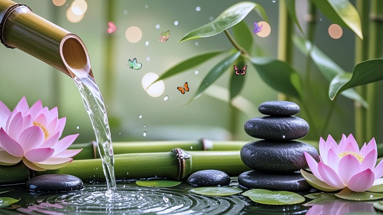 Relaxing Nature Sleep Music 🌿 Bamboo Flow