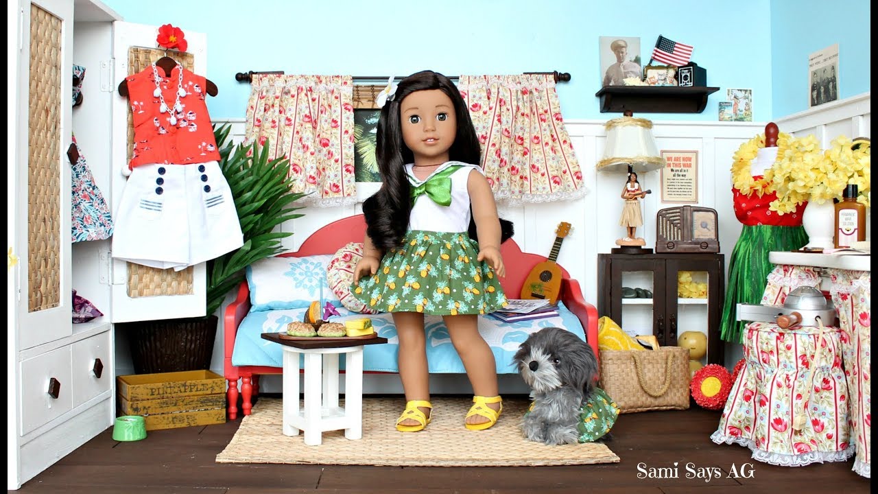 American Girl Doll Bedroom | Nanea's Hawaiian Room