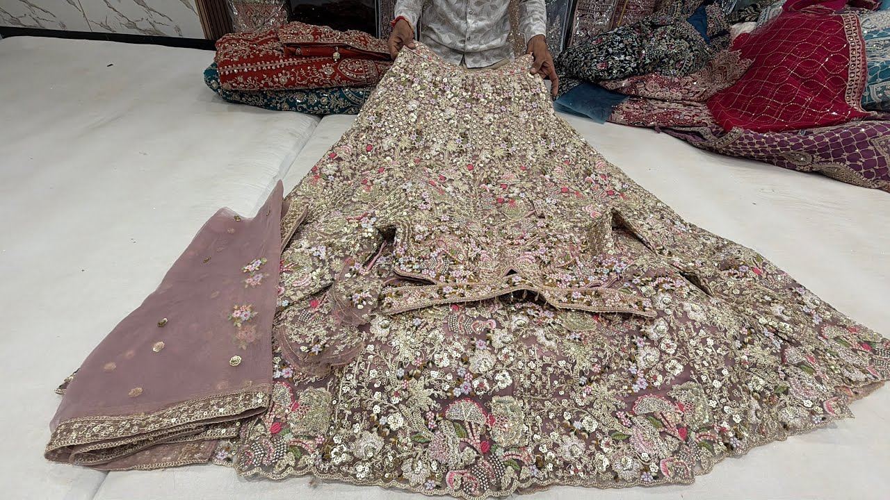 chickpet Bangalore wholesale designer lehangas || Single piece courier available 