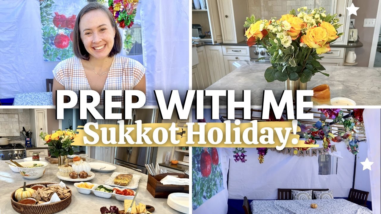 GET READY & CELEBRATE SUKKOT WITH ME! Jewish Holiday Preparations with MyJewishMommyLife!