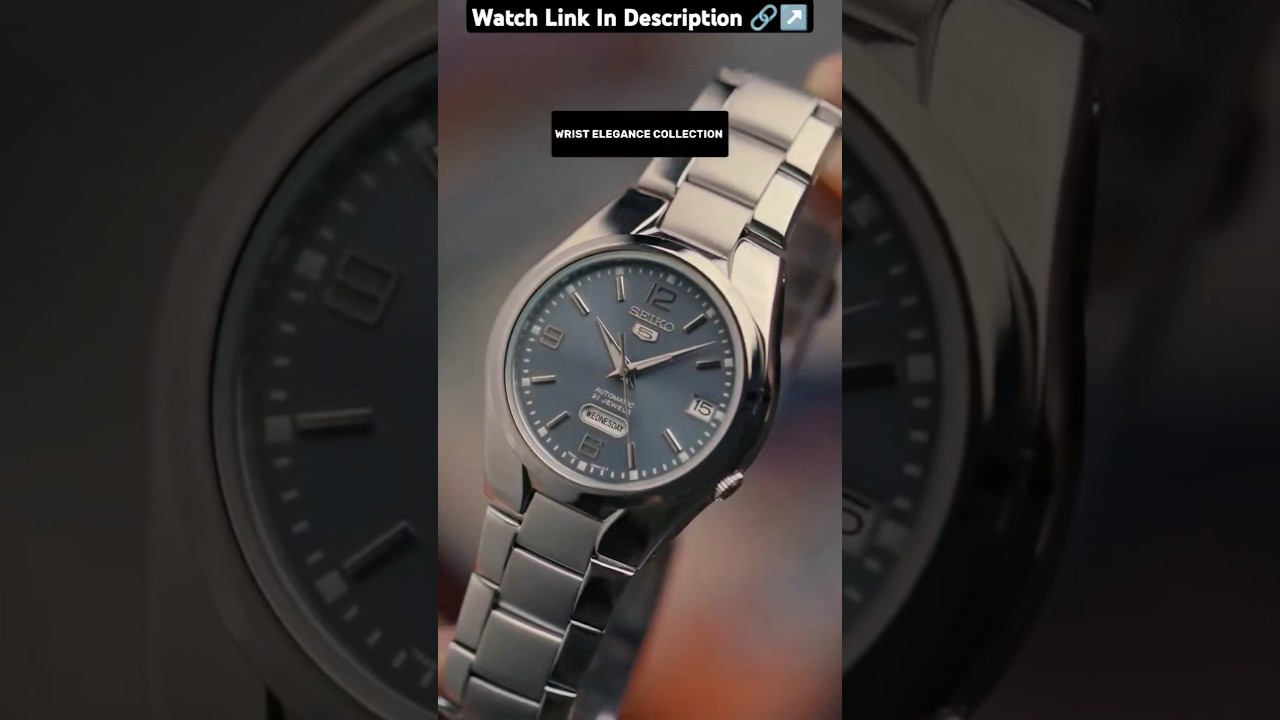 Seiko Automatic Minimalist Luxurious Men's Watch #elegantwatches #luxurywatchesformen #seikowatches
