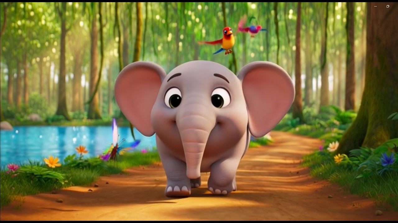 🐘 Ek Mota Hathi | एक मोटा हाथी | Hindi Rhymes for Kids | Kids Masti Rhymes
