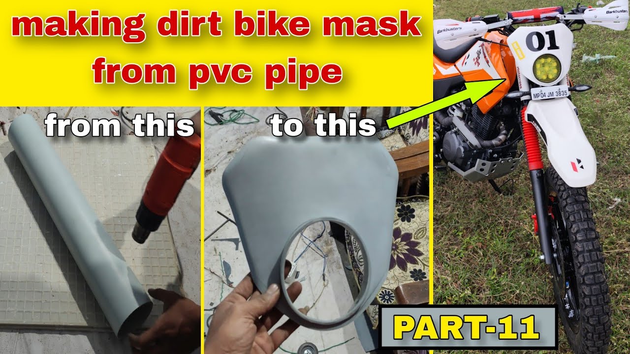 Ep-11 Making Headlight Mask And Side Panels | Karizma R To Dirt Bike Transformation