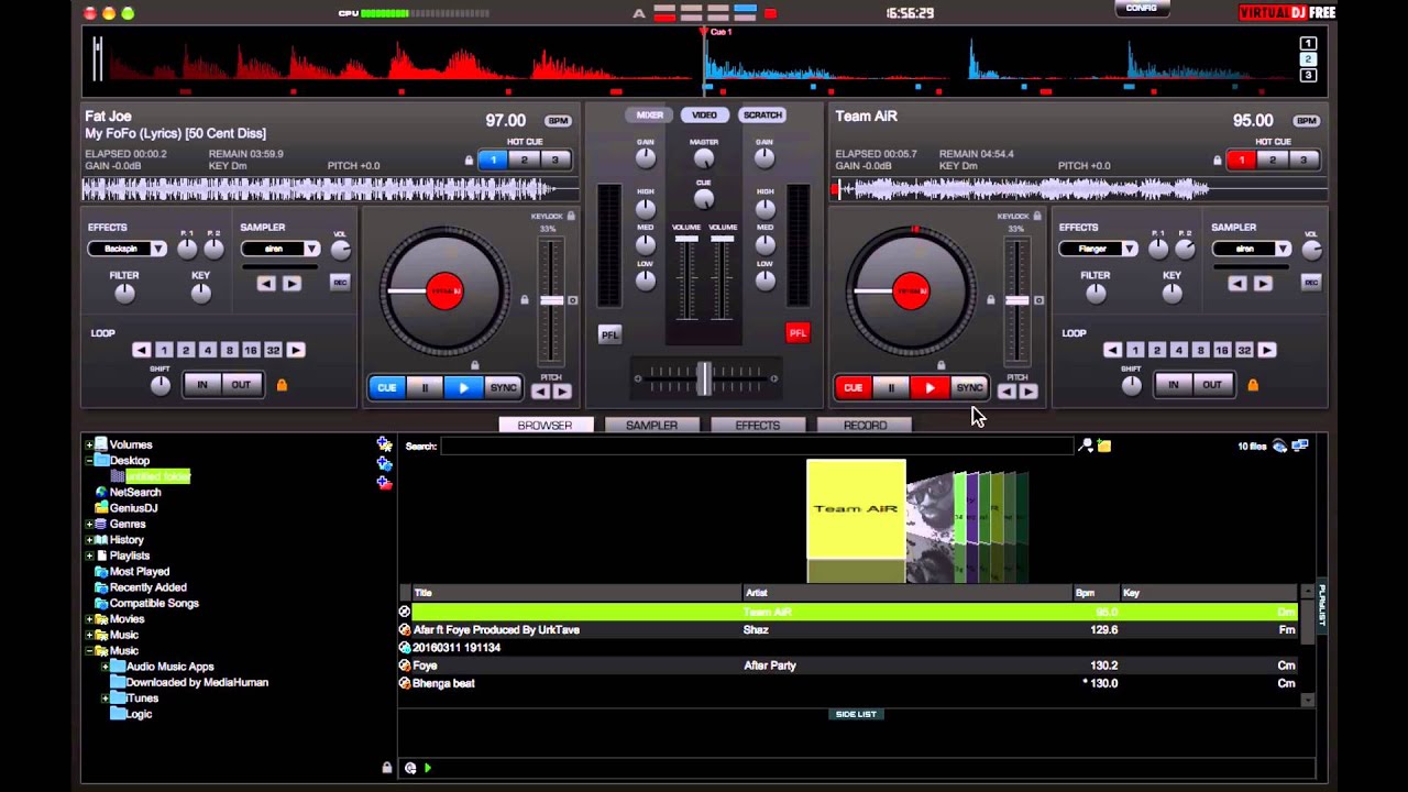 VirtualDj Tutorial-How to Mix 2 Songs with Different Bpm