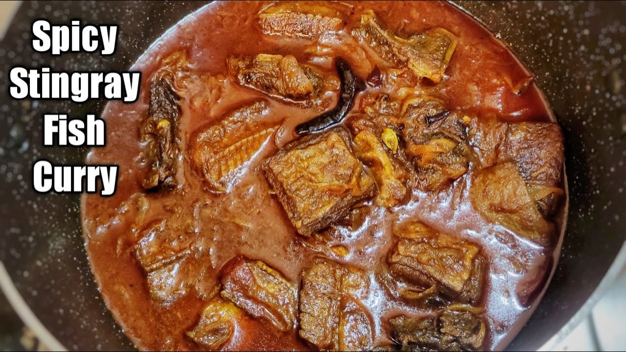 Stingray Fish Curry Recipe || Stingray Fish Recipe || Ray Fish Recipe || Stingray Recipe