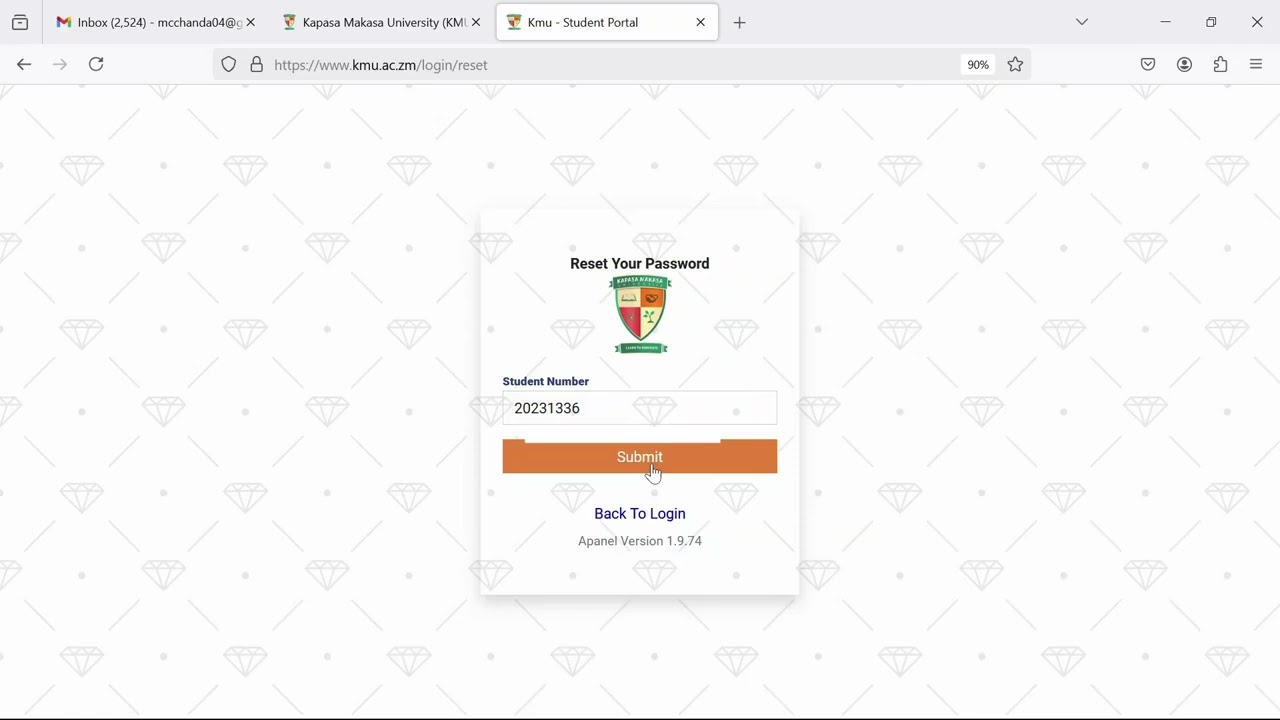 How to Log In & Reset Your Password on the Student Portal - Kapasa Makasa University