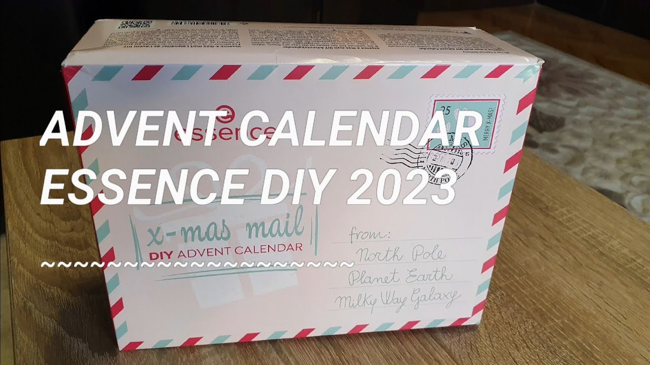 Unboxing Essence "X-mas mail" DIY 2023 Advent Calendar