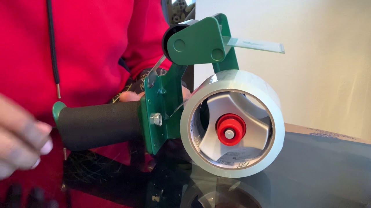 How to set up and use TAPE GUN | TAPE DISPENSER  From Walmart