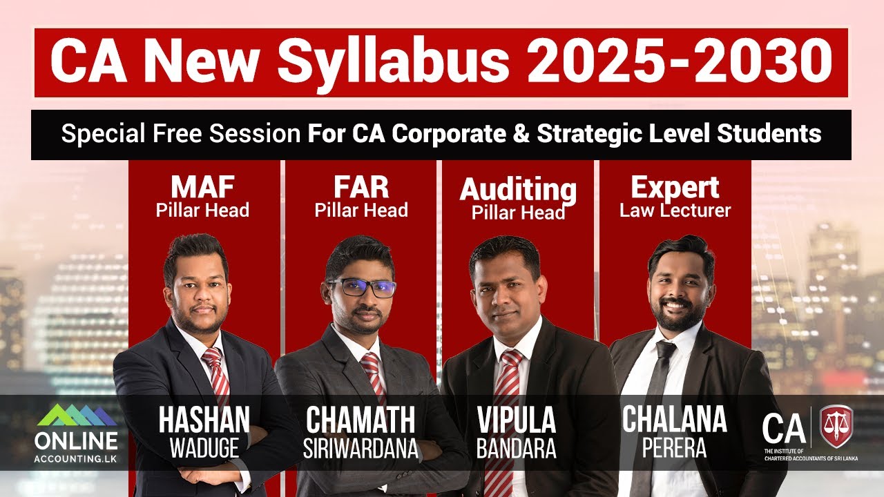 CA Syllabus Change Corporate & Strategic 2025-2030
