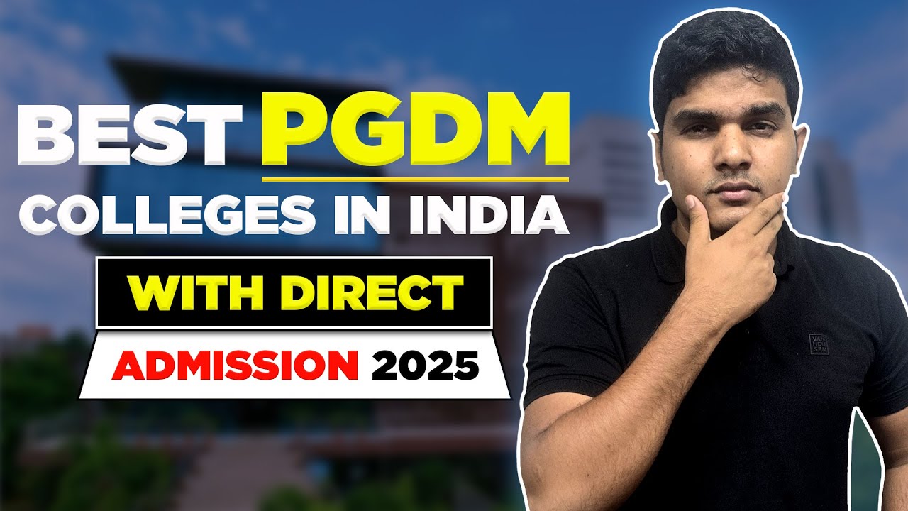 Best PGDM Colleges In India with Direct Admission | CAT Low %ile Colleges in India | Fajle Wahidi