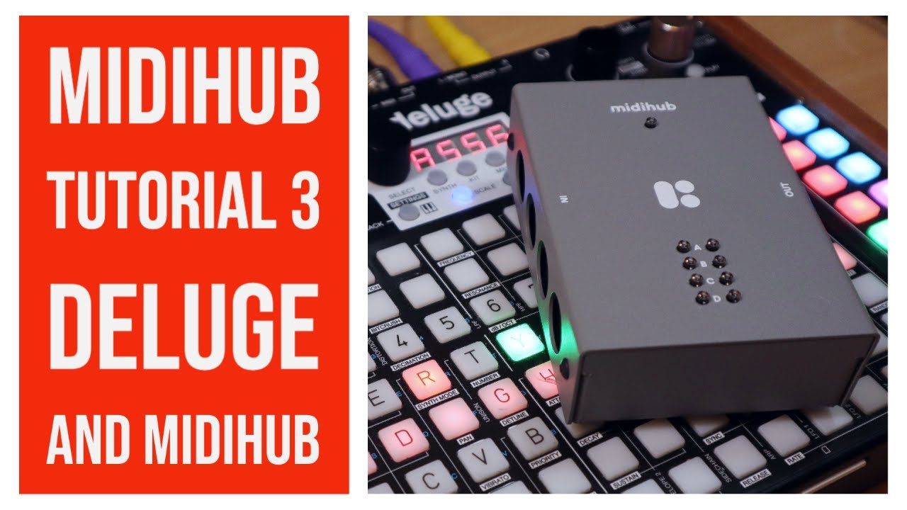 Tutorial: Make a song with only 4 notes (sort of) -  Midihub and Deluge tutorial
