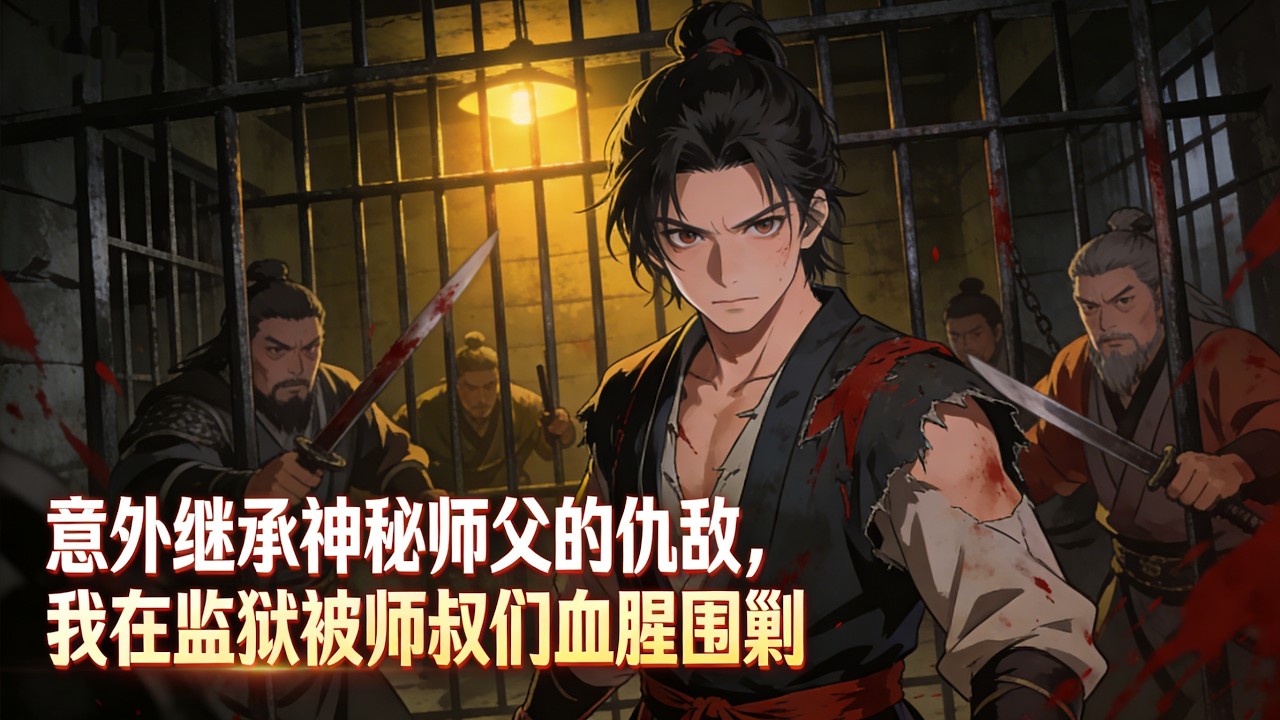 意外继承神秘师父的仇敌，我在监狱被师叔们血腥围剿。师门恩怨席卷监狱，我成了被清理的门户。#重生 #逆襲 #玄幻 #修仙 #年代文 #都市小說 #Ai漫畫 #劇情 #動漫