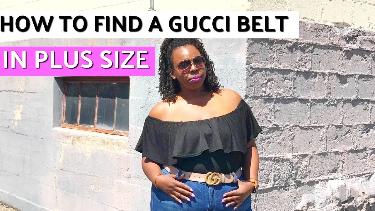 How to Find a Gucci Belt in Plus Size