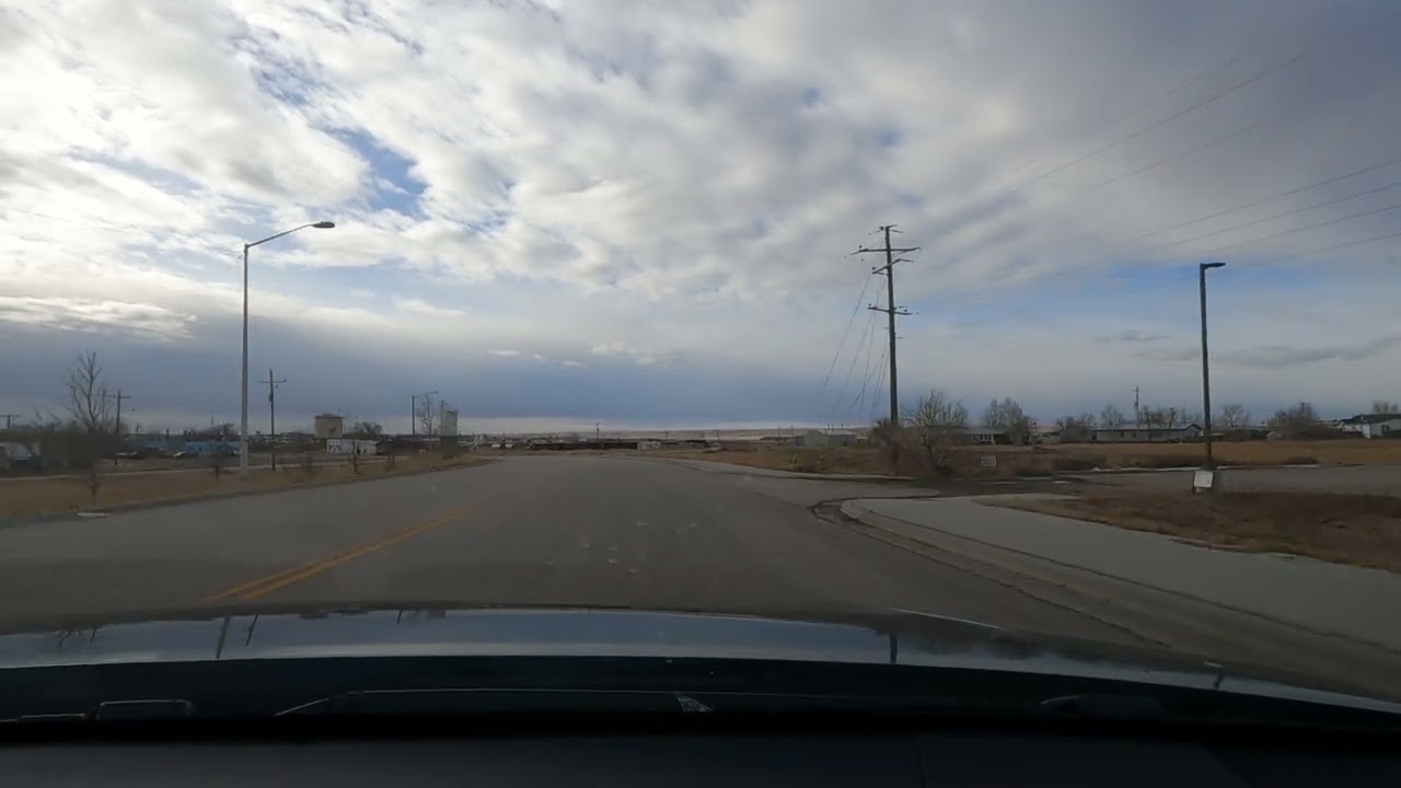 A Drive Through Wamsutter WY POP 195 - Small Town America