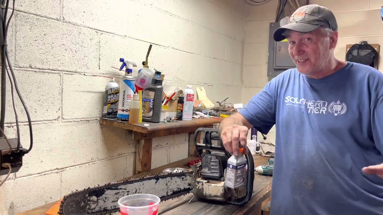 Husqvarna XP+ 50:1 Oil Test and Teardown. Also a nod to the Greatest Generation