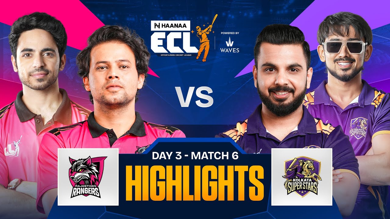 Zayn Saifi's Rolla Boys defeated by Pushkar’s Kolkata Superstars | Match 6 - Highlights | ECLT10