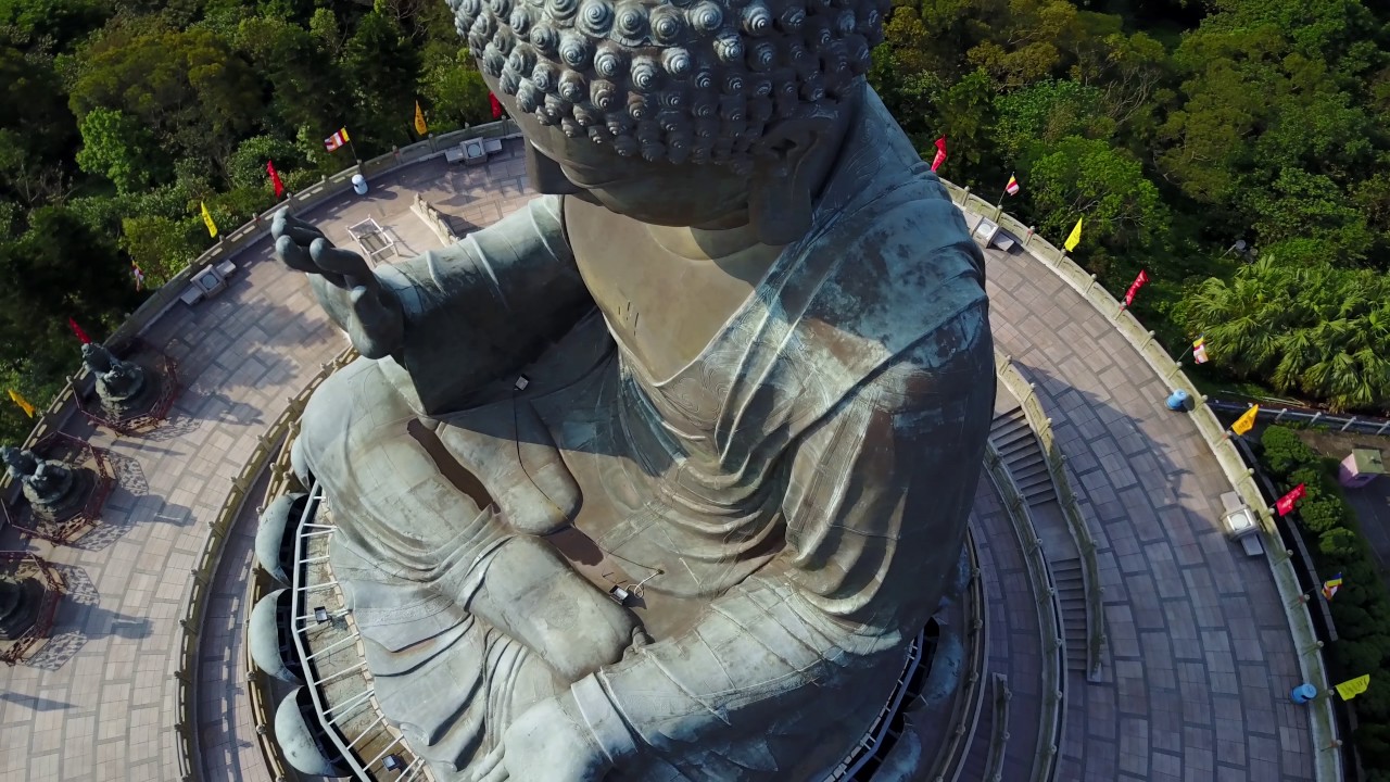 Tian Tan Buddha at Lantau Hong Kong with DJI Mavic Pro