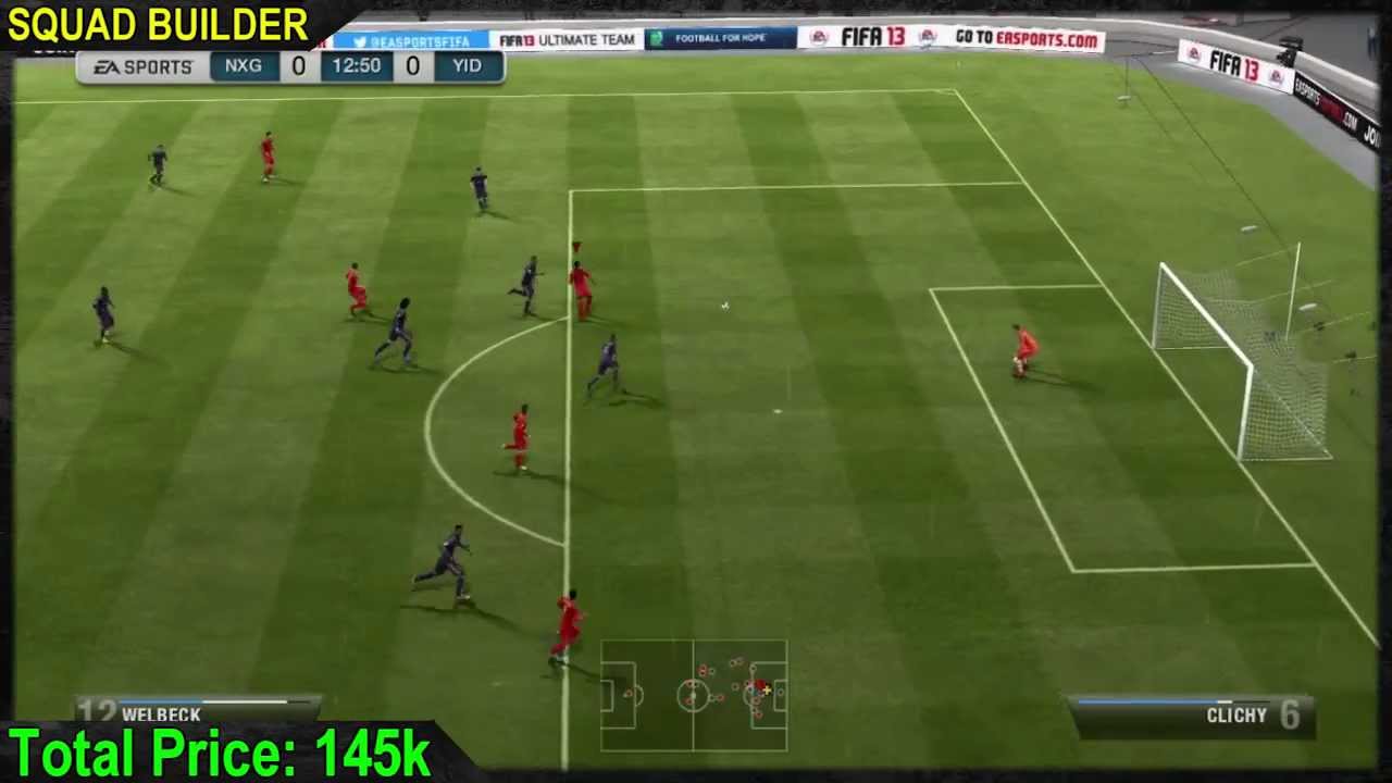 Fifa 13 Ultimate Team - MoTM Squad Builder Ft. Hooper,Lulic