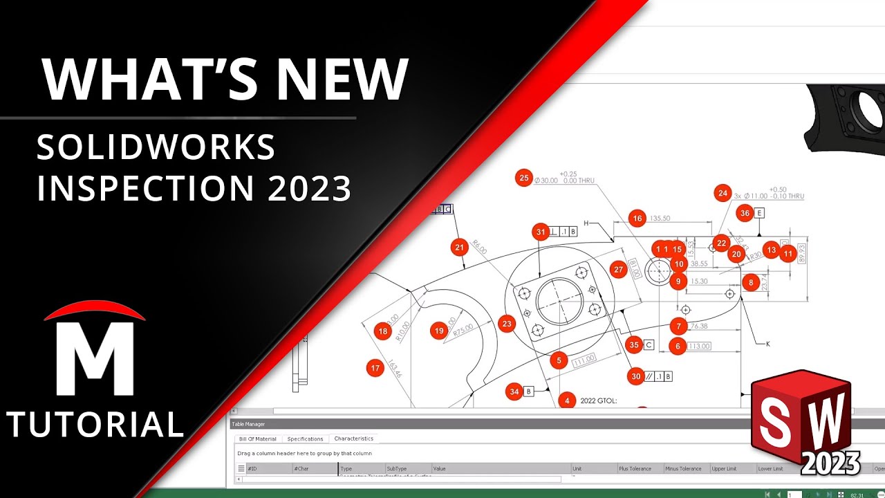 Inspection Tips & Tricks - What's New in SOLIDWORKS 2023 Tutorial