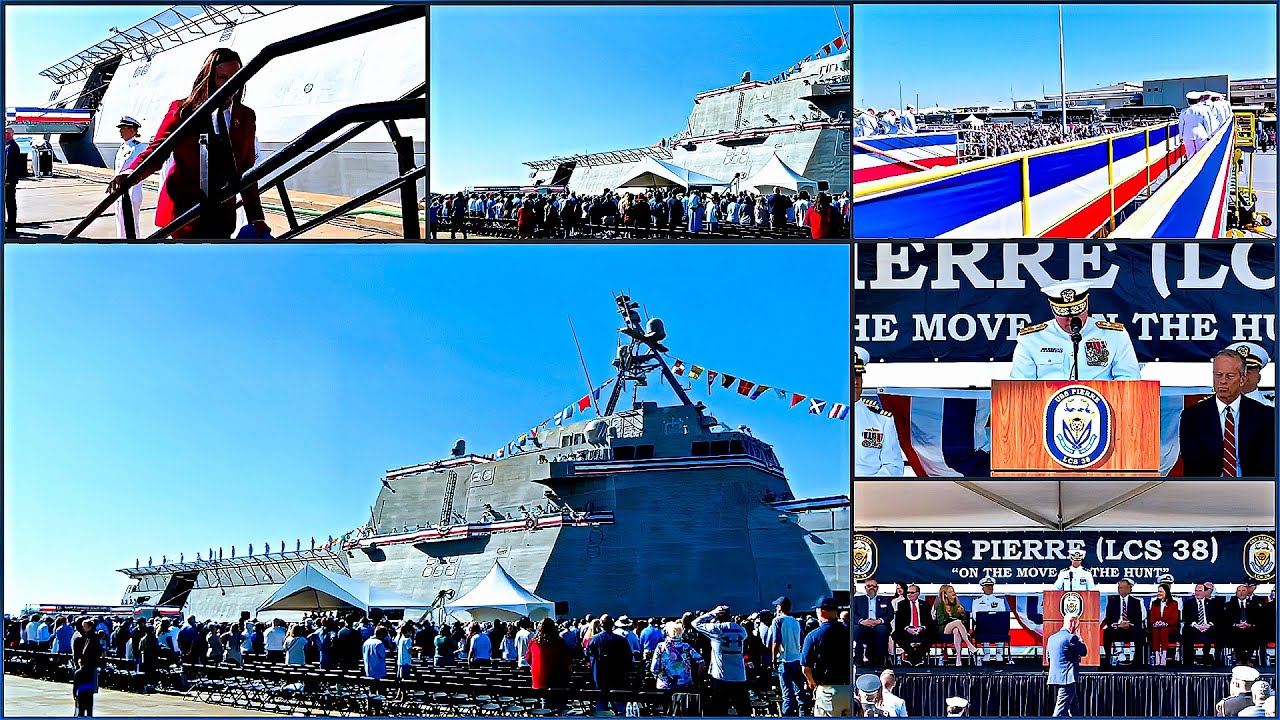 LIVE: Navy Commissions NEW USS Pierre Littoral Combat Ship | November 15, 2025.