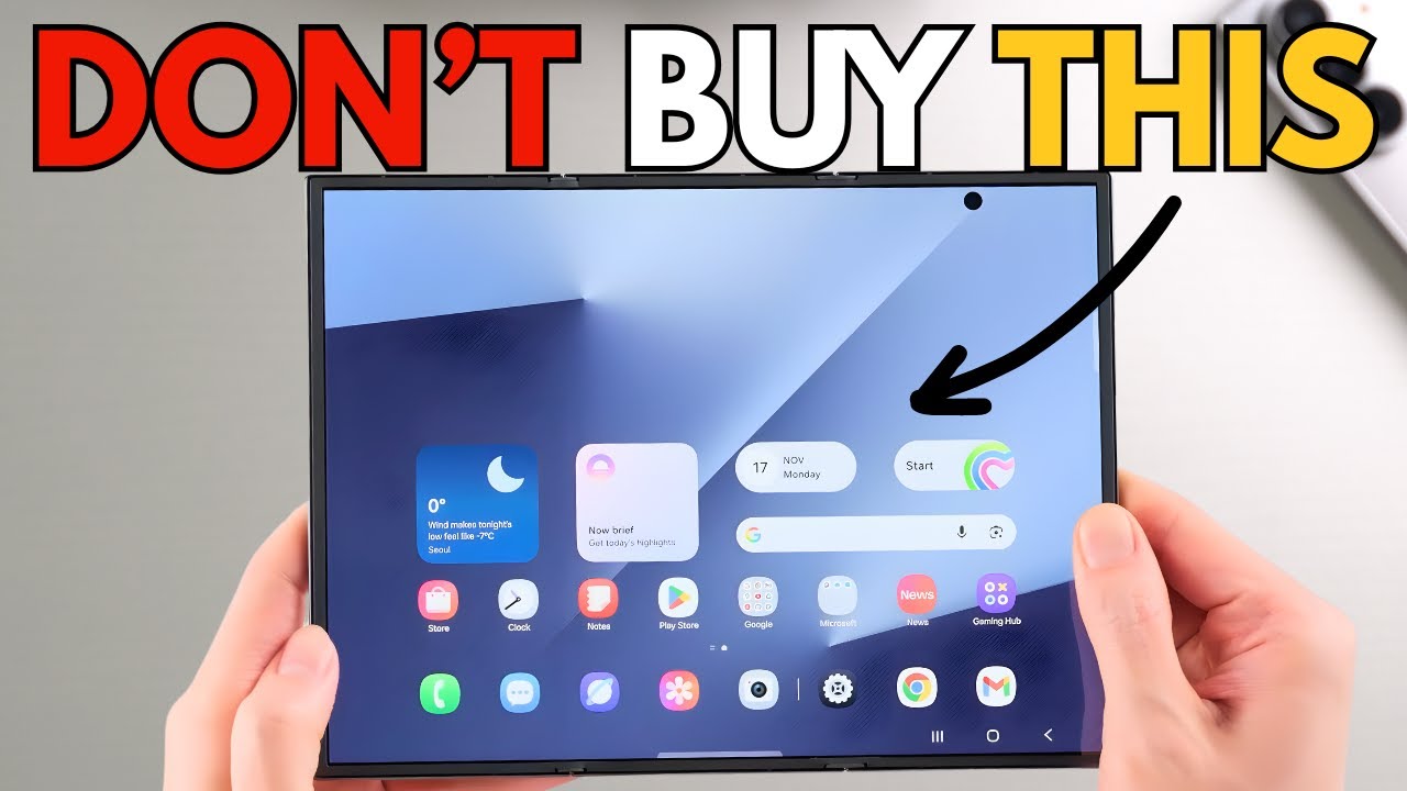 DON'T WASTE YOUR MONEY on the Galaxy Z TriFold!