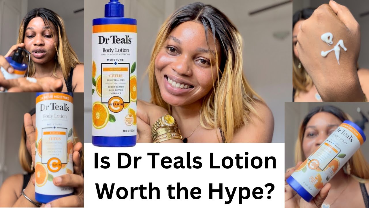 Dr Teal’s Vitamin C Body Lotion Review on Dry Skin/Does it really Brightens