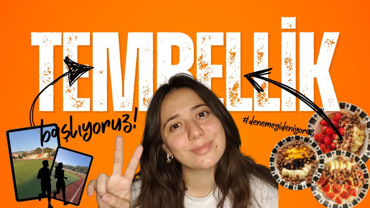 TEMBELLİĞİMİZE MEYDAN OKUYORUZ! | SPOR VLOG | SAĞLIKLI YAŞAM | HER SABAH ERKEN KALKIYORUZ |⭐🥳