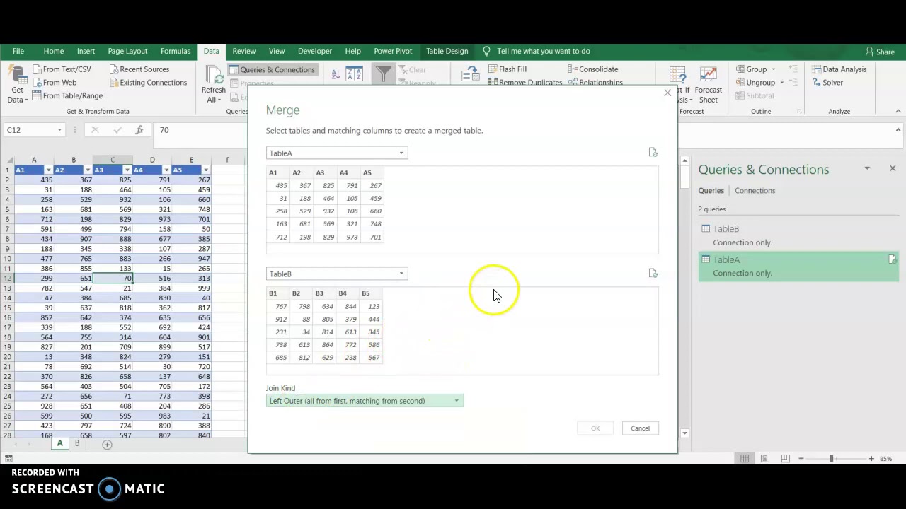 Excel PowerQuery: Match multiple columns between two tables