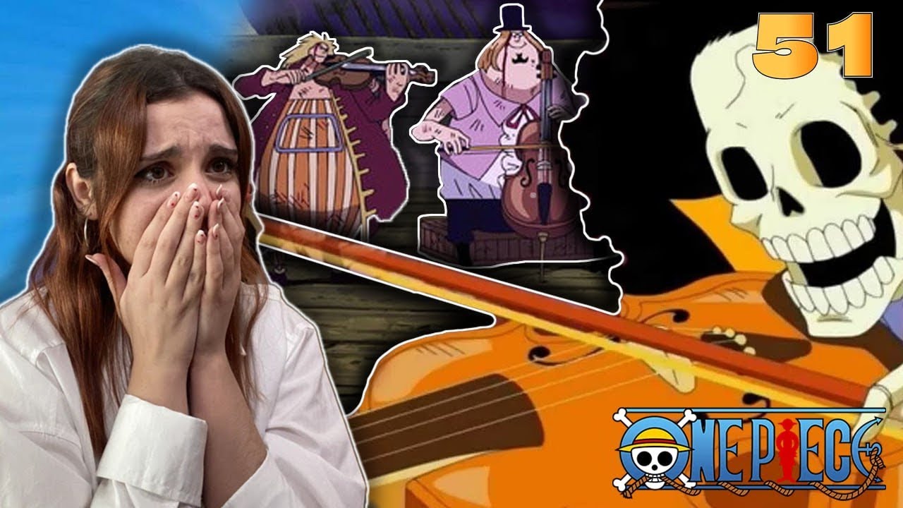 La DESPEDIDA de la tripulación de BROOK 🥺😭 - Reacción a One Piece  #51🏴‍☠️🌊 FIN Arco Thriller Bark👻