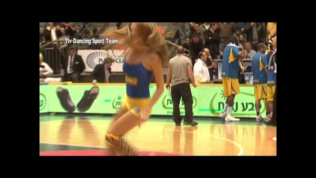 Israeli Cheerleaders (cheerleaders cheerleading beautiful israeli girls maccabi tel aviv electra)