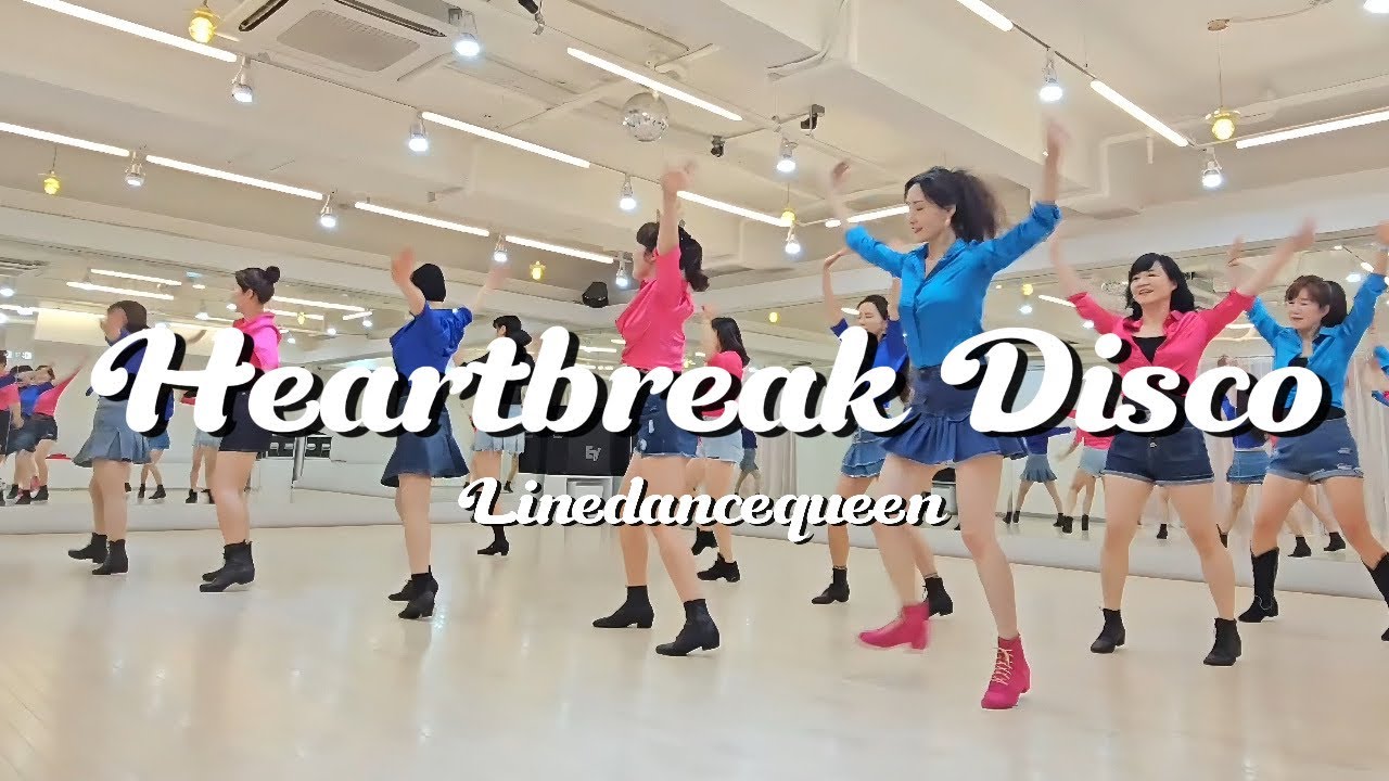 Heartbreak Disco Line Dance l Intermediate l 허트 브레이크 디스코 라인댄스 l Linedancequeen l Junghye Yoon