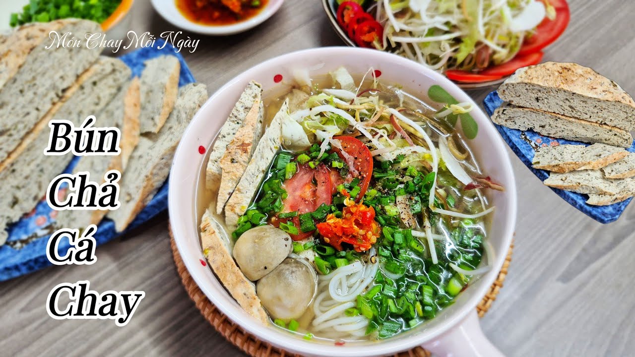 Làm CHẢ CÁ NHA TRANG CHAY - BÚN CHẢ CÁ CHAY| Món Chay Mỗi Ngày| Vegetarian