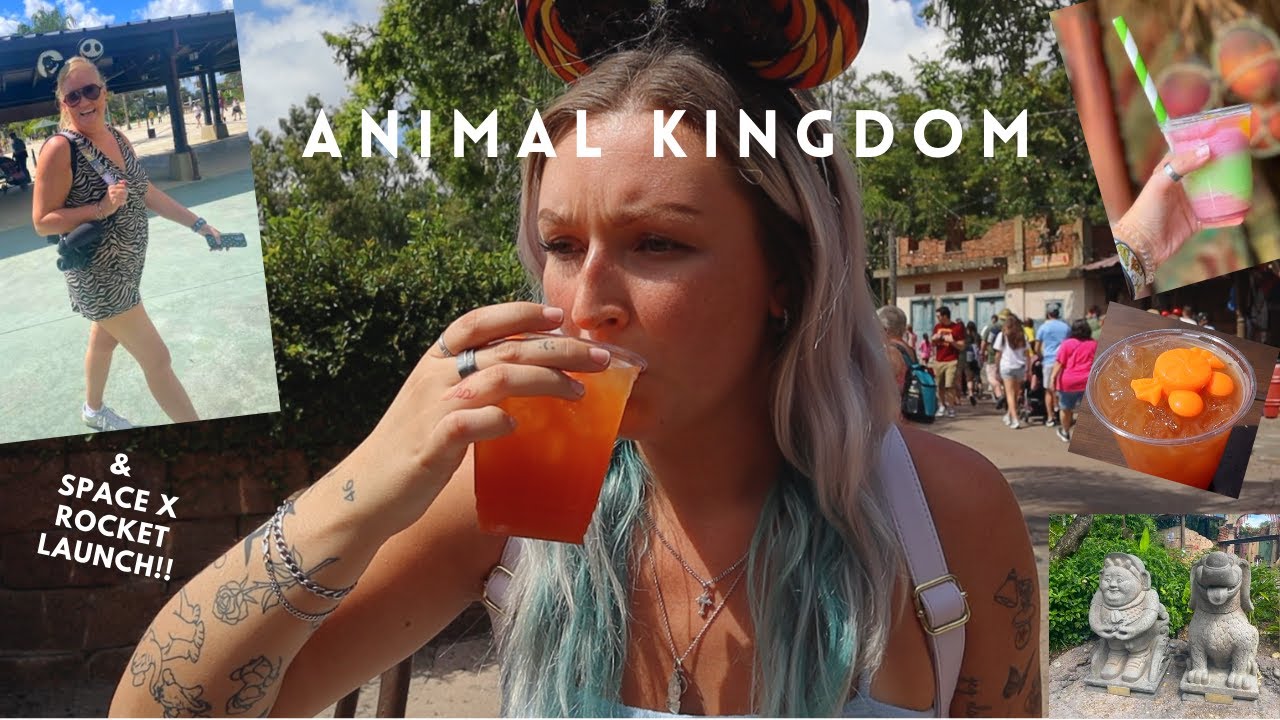 ANIMAL KINGDOM VLOG & SPACE X ROCKET LAUNCH!!! OCTOBER 2022 DISNEY WORLD