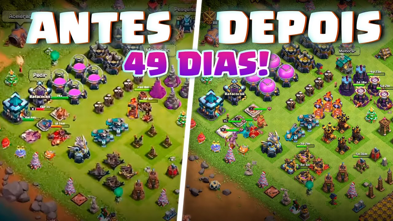 COMO RUSHAR E RECUPERAR BEM NO CLASH OF CLANS ATUALIZADO 2024!