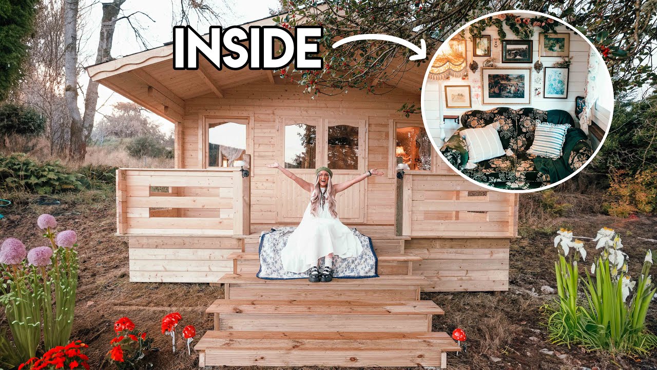 Come INSIDE My Dream Log Cabin